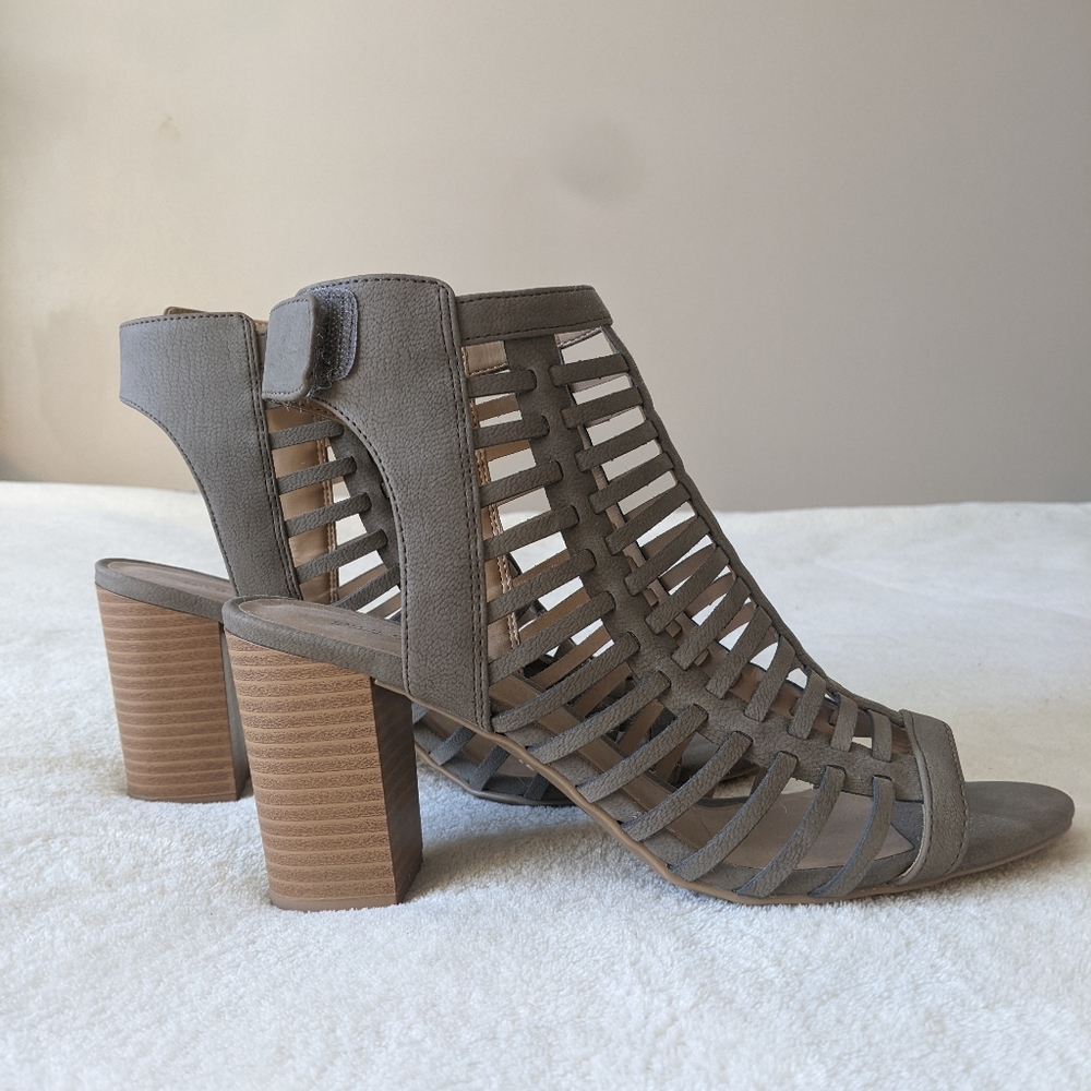 Call It Spring Open-Toe Boots - Picture 4 of 10